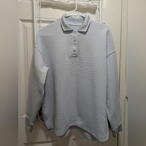 Lululemon Textured Long-Sleeve Polo Shirt